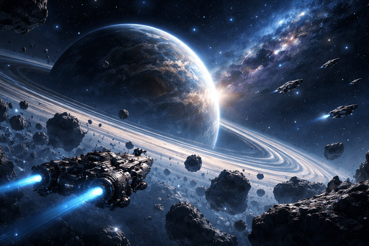 Science Fiction AI stories on LoreWeaver AI